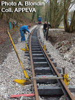 Tamping of the track