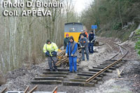 Rebuilding the track at Froissy