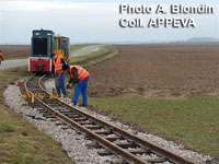 Track tamping