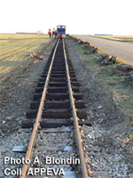 Track rebuilt on the Plateau