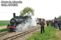 Steam train at Dompierre