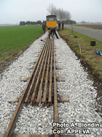 Track works on the Plateau